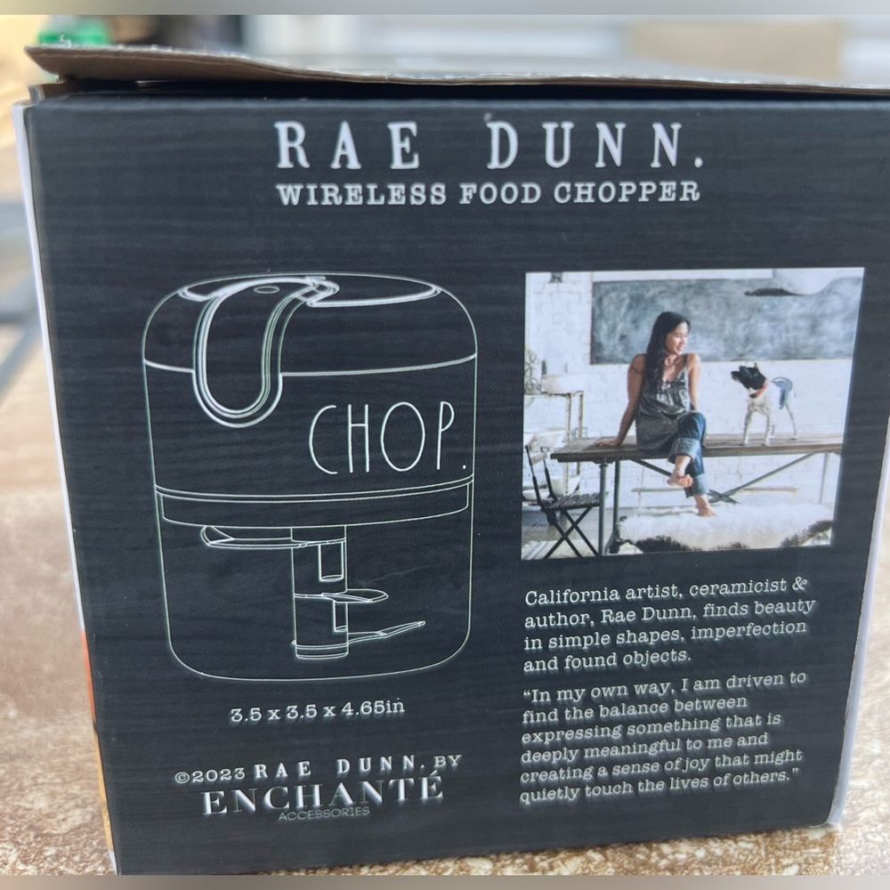 Rae Dunn wireless food chopper - Picture 3 of 4
